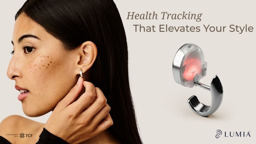 Lumia 2 Smart Earrings: Discreet Next-Gen Health Tracking