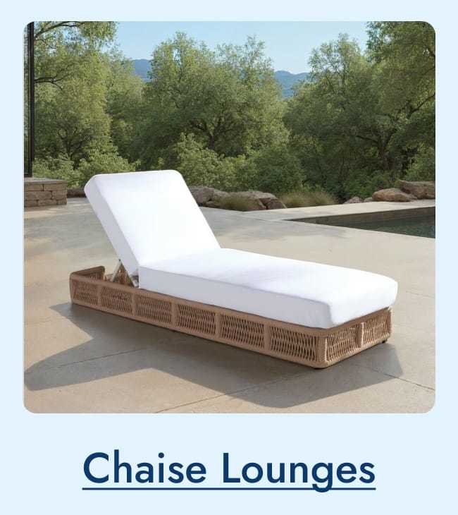 Chaise lounges