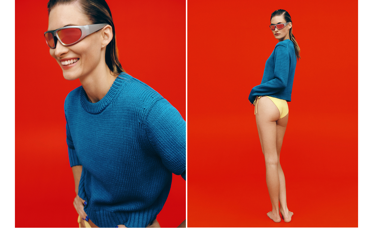 Eleni Cotton Crew Sweater