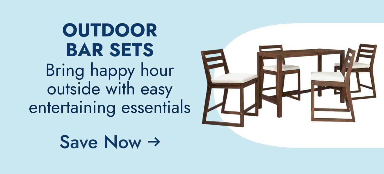 Outdoor bar sets - bring happy hour outside with easy entertaining essentials