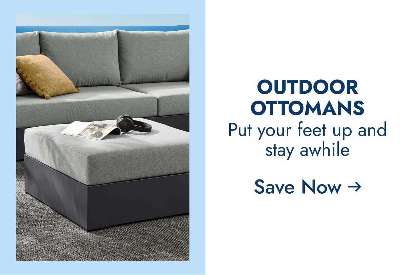 Outdoor ottomans