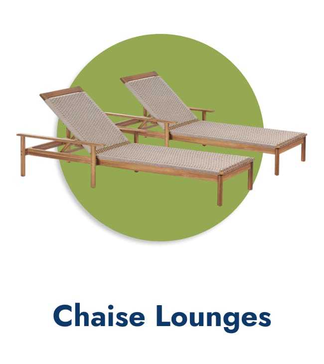 Chaise lounges