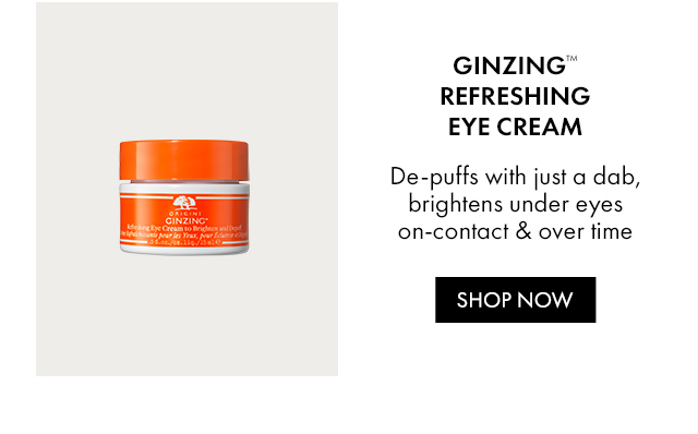 GINZING™ REFRESHING EYE CREAM | SHOP now
