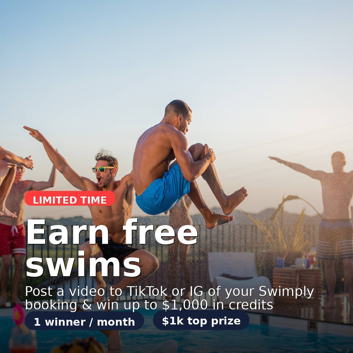 Earn free swims