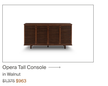 Opera tall console