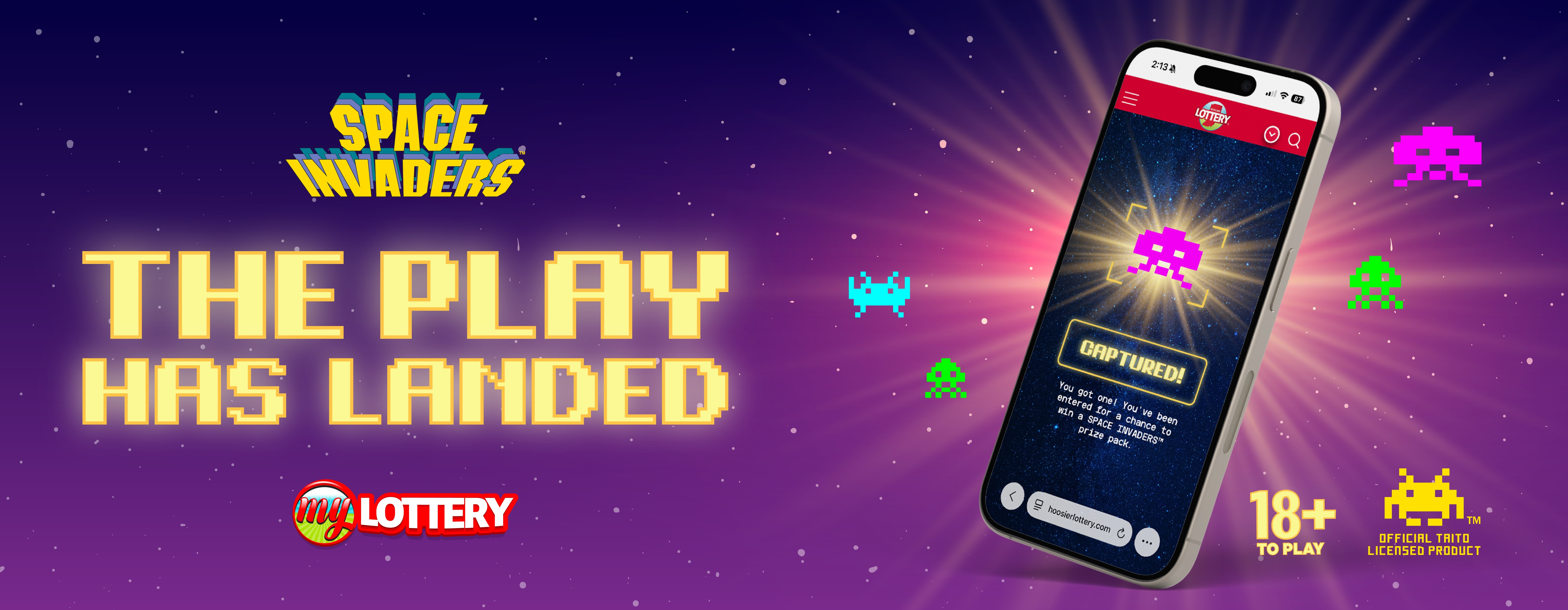The play has landed! Space Invaders is here.
