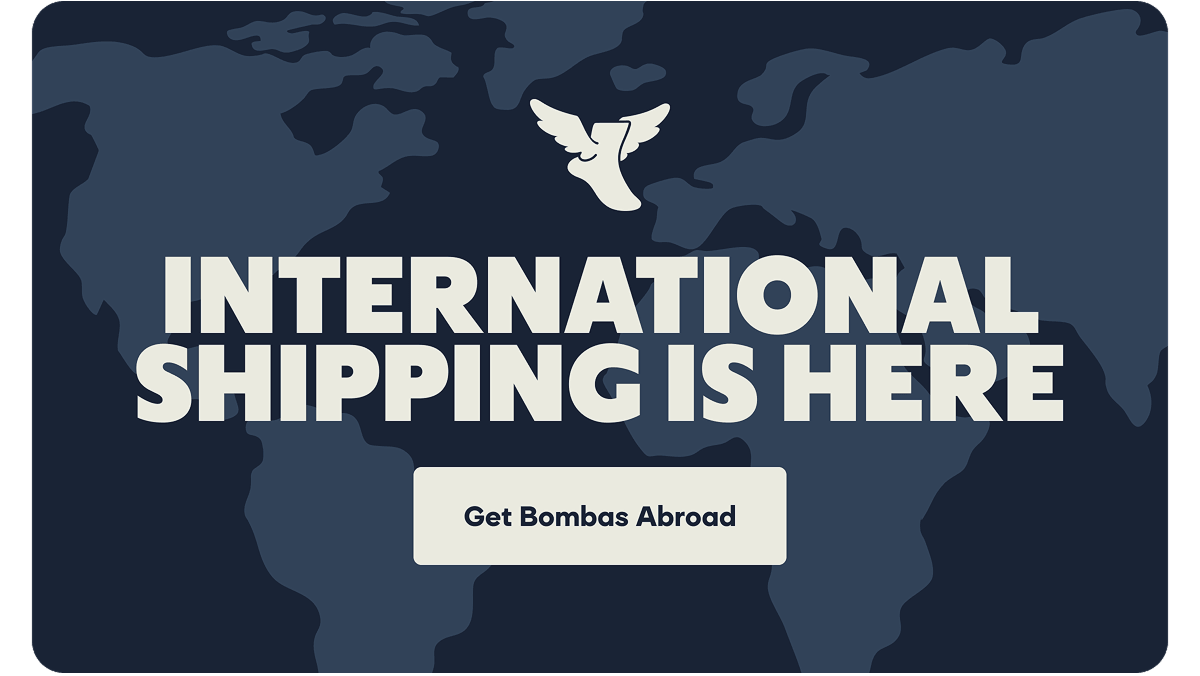 INTERNATIONAL SHIPPING IS HERE | Get Bombas Abroad