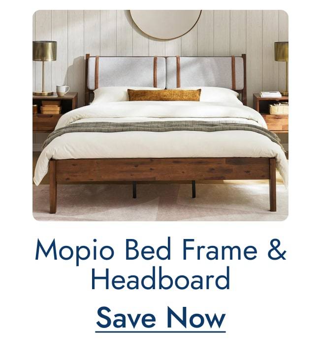 Mopio Acacia Solid Wood Bed Frame & Headboard