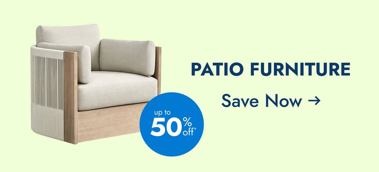 Save Up to 50% On Patio Furniture