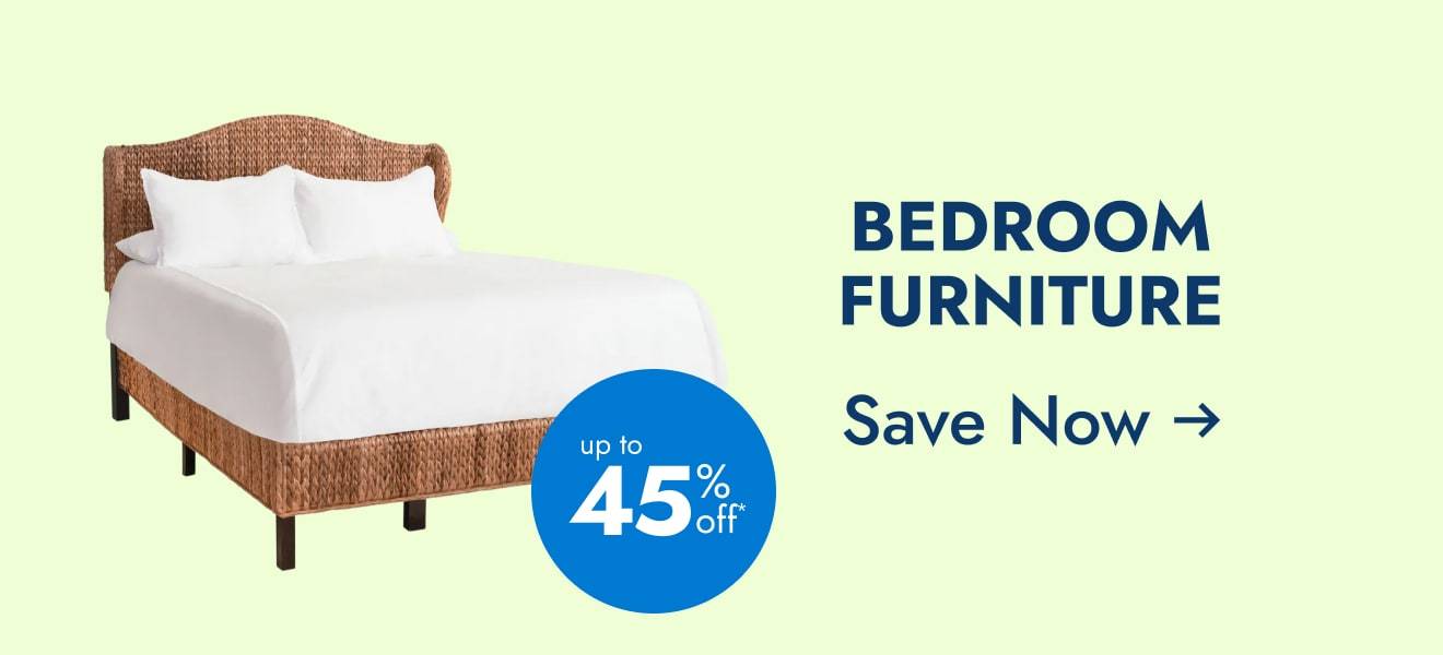 Save Up to 45% On Bedroom Furniture