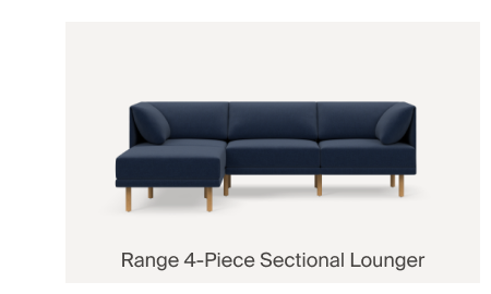 range-plus-4-piece-sectional