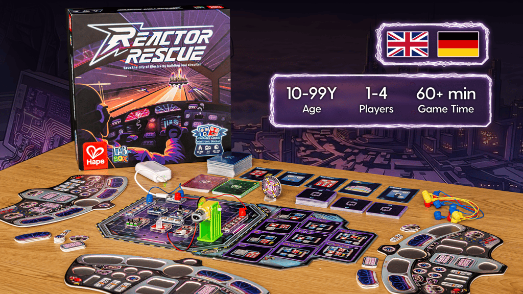 Reactor Rescue – The Board Game Where You Build Real Circuits