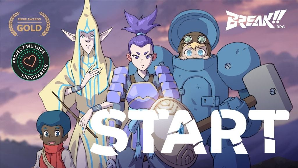 START – Hardcover Companion Book for BREAK!!&nbsp;RPG
