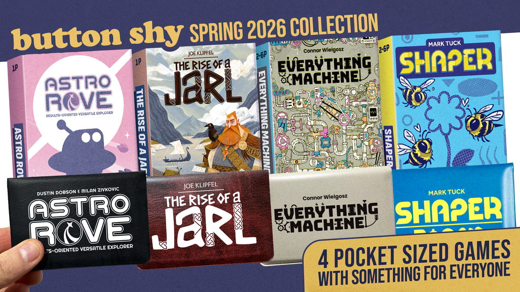 Button Shy Micro Games – Spring 2026 Collection