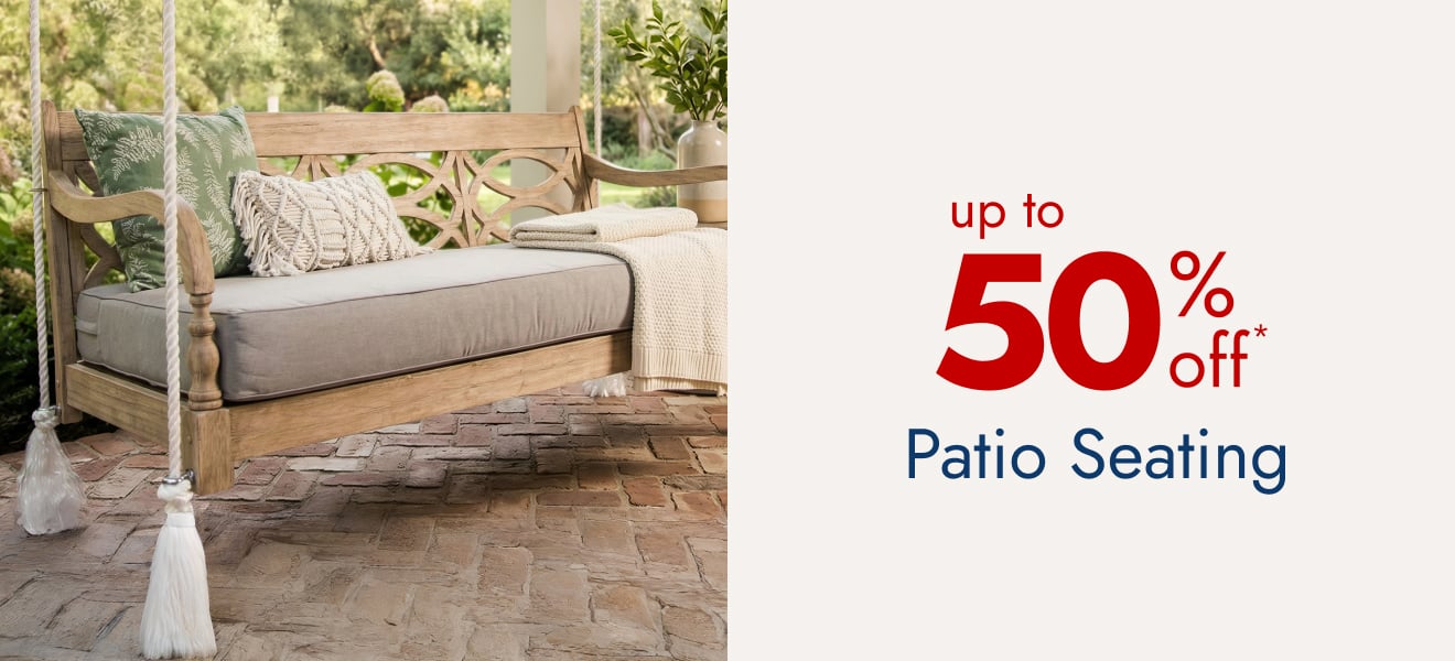 Save up to 50%--Patio Seating