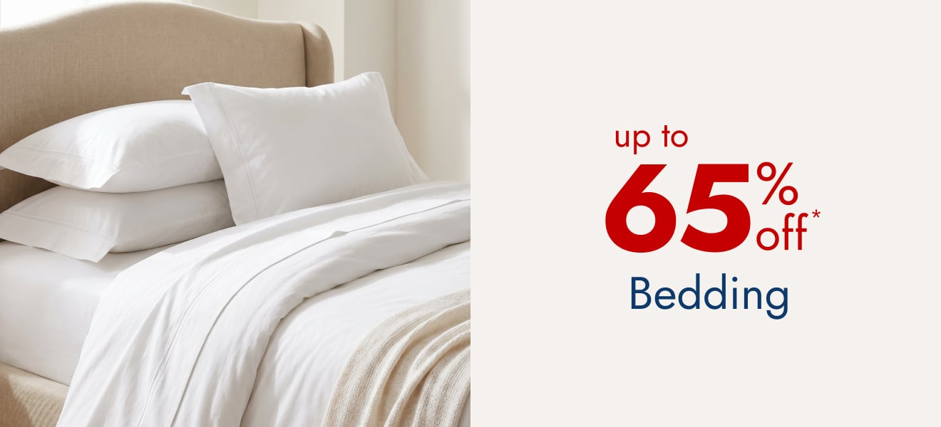 Save up to 65%--Bedding