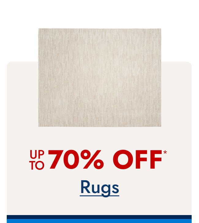 Save up to 70%--Rugs