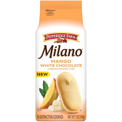 Mango White Chocolate Milano cookies