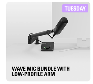 Wave Mic Bundle with Low-Profile Arm