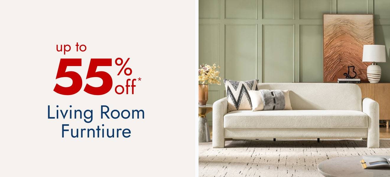 Save up to 55%--Living Room Furniture