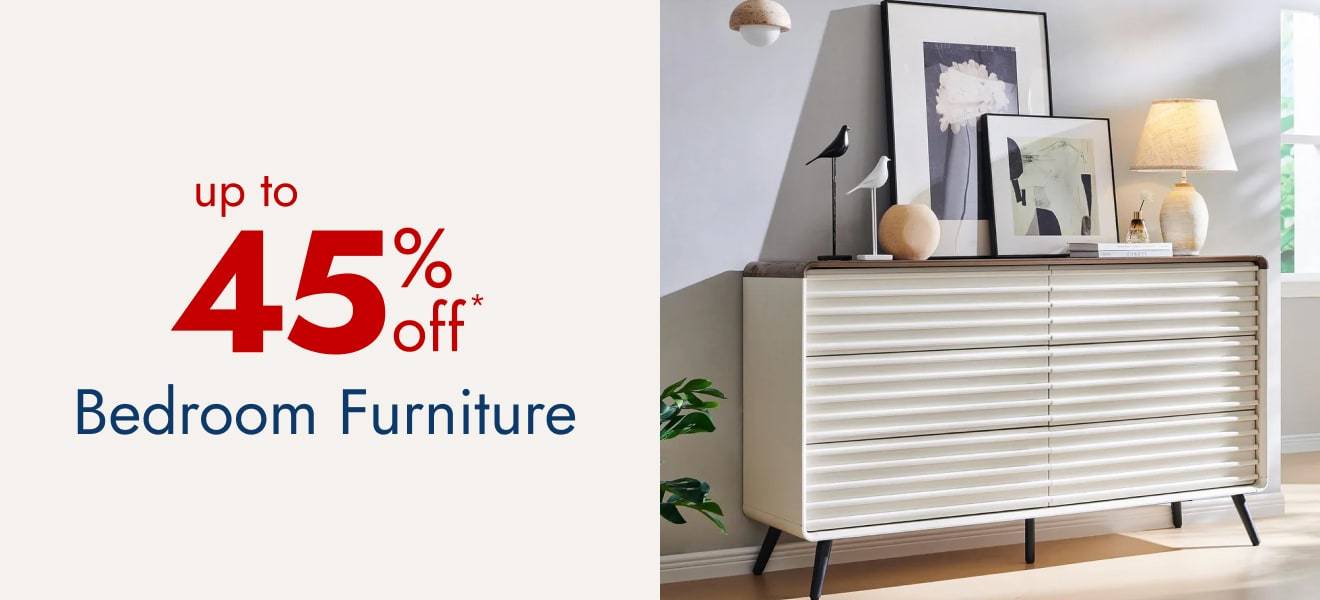 Save up to 45%--Bedroom Furniture