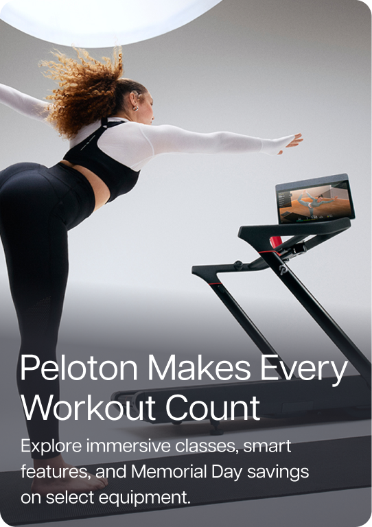 Peloton Makes Every Workout Count. Explore immersive classes, smart features, and Memorial Day savings on select equipment.