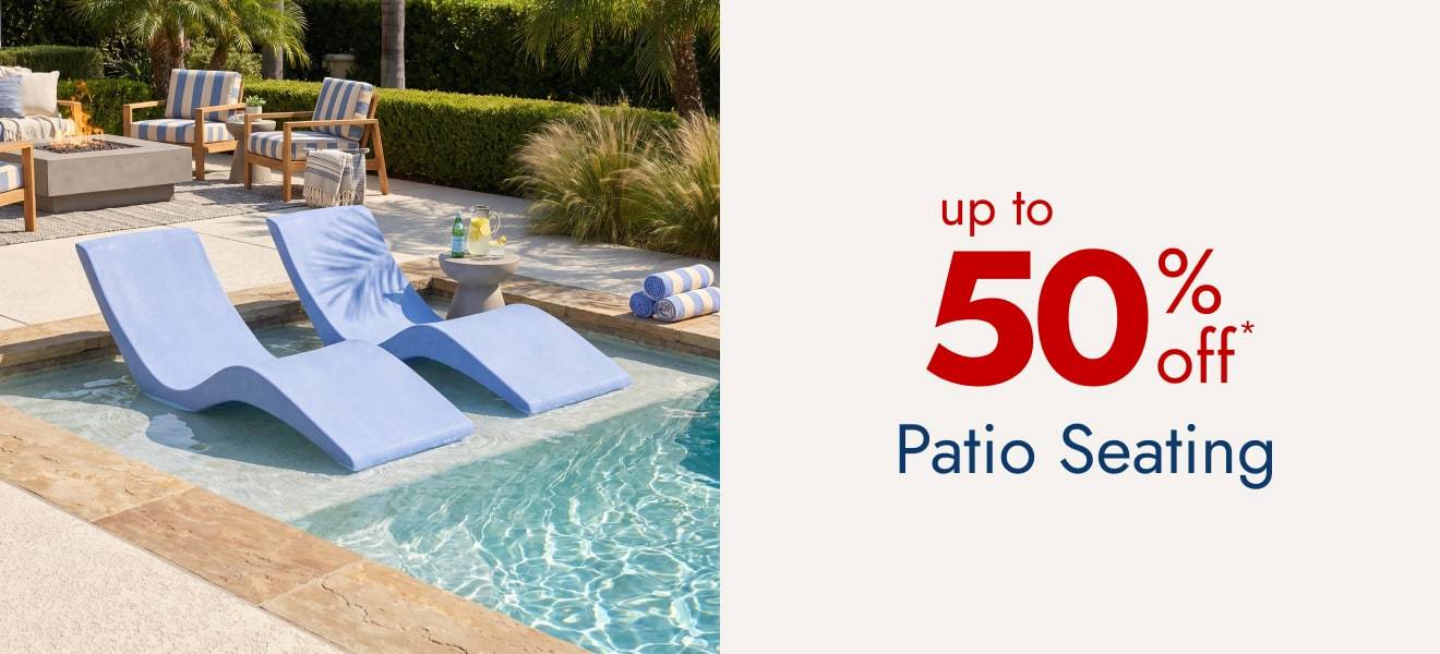 Up to 50%--Patio Seating