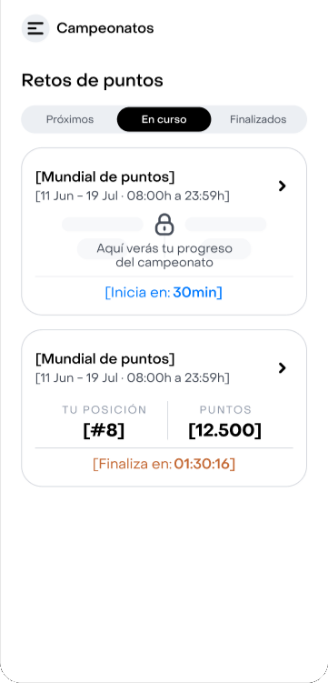 App Rappi — Torneos abiertos