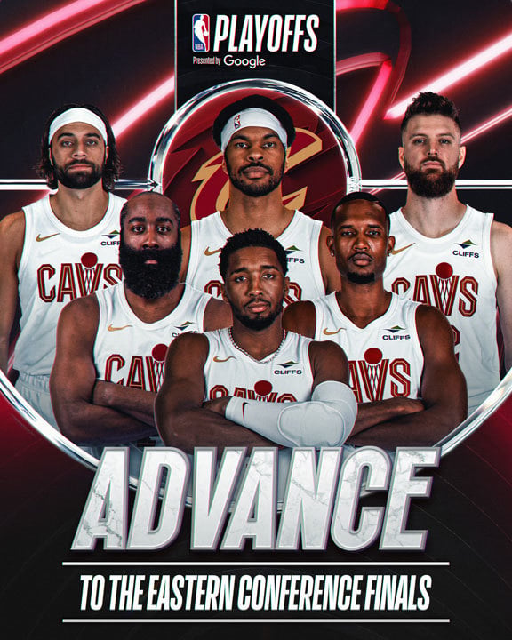 Cavs advance