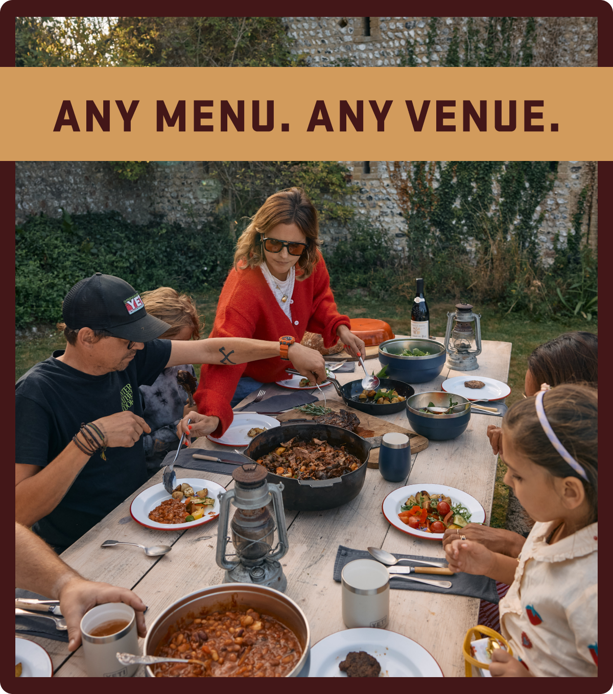 Any Menu. Any Venue.