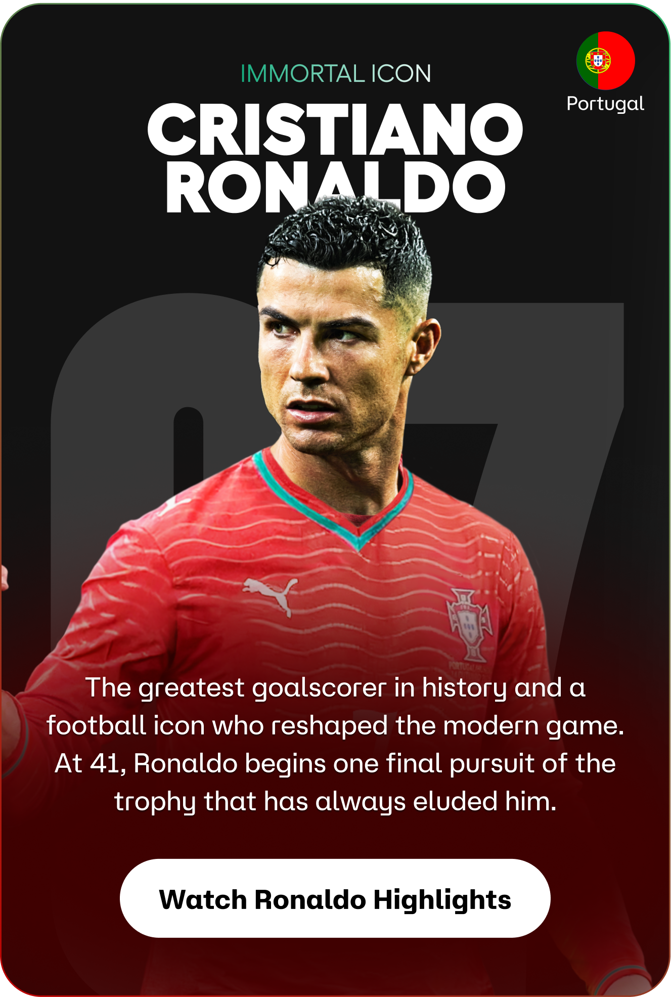CRISTIANO RONALDO