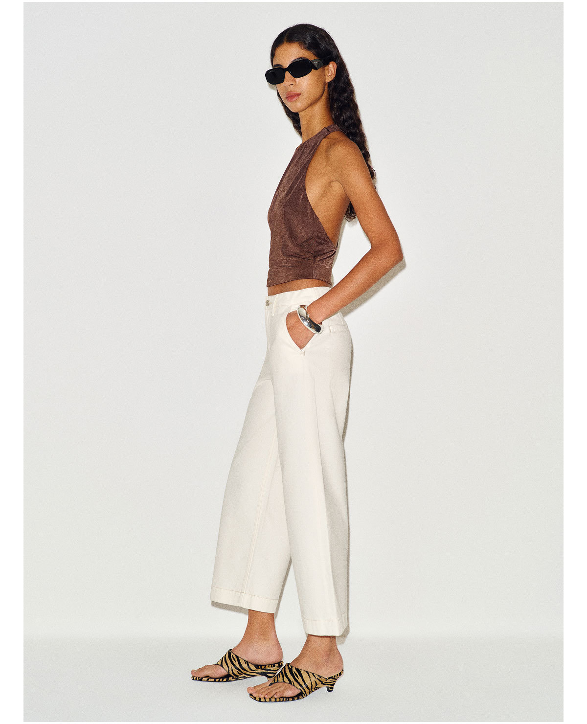 Cary Low Rise Slouchy Wide Leg Cropped Jeans