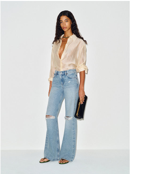 Cary Low Rise Slouchy Wide Leg Jeans