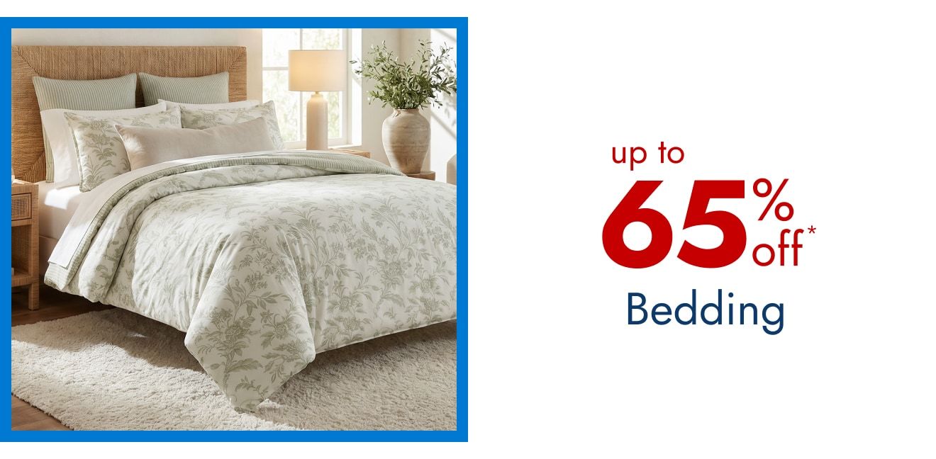 Save on Bedding - Up to 65% Off