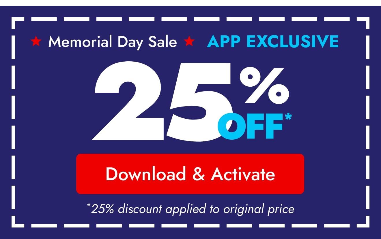 Shop the App for 20% off