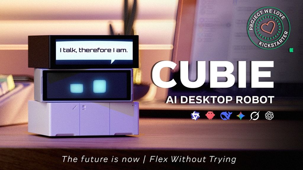 Cubie: AI Desktop Robot Companion