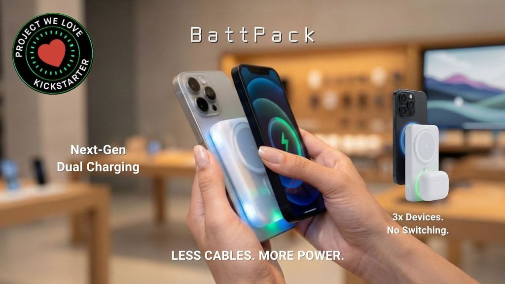 BattPack: Dual-Sided Wireless Power Bank