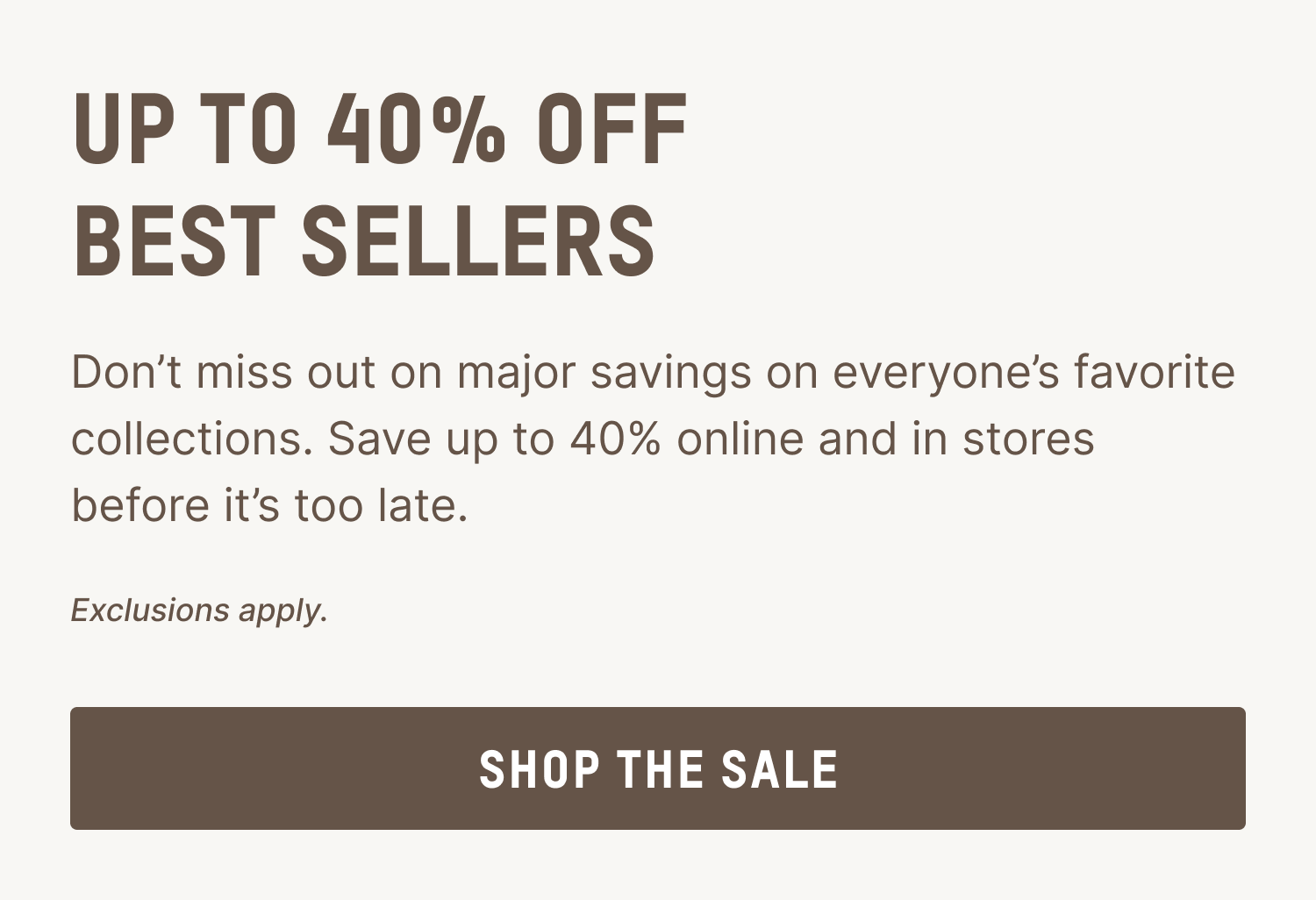 SHOP THE SALE