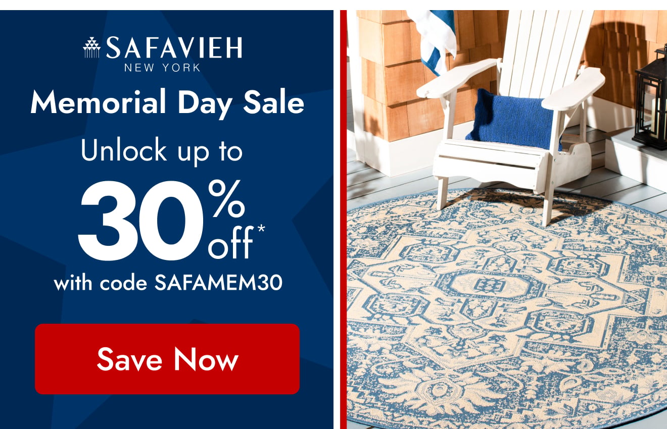 Safavieh: Don’t Miss Out! Save Big on Rugs & Outdoor Furniture