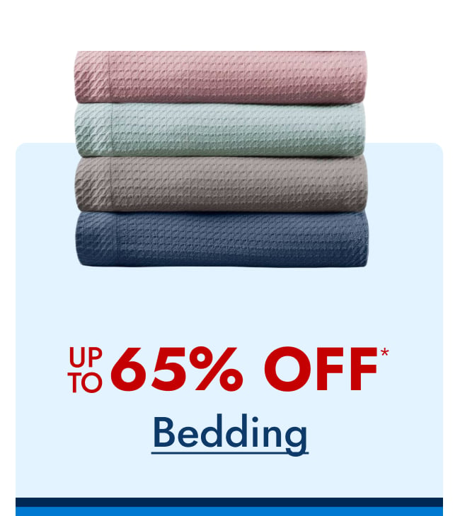 Up to 65%--Bedding