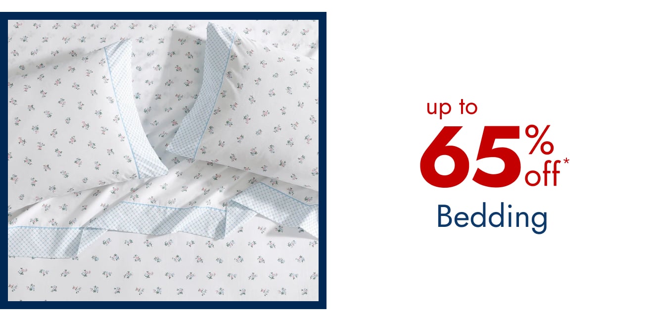 Up to 65%--Bedding