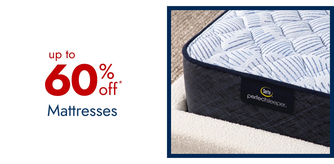 Up to 60%--Mattresses