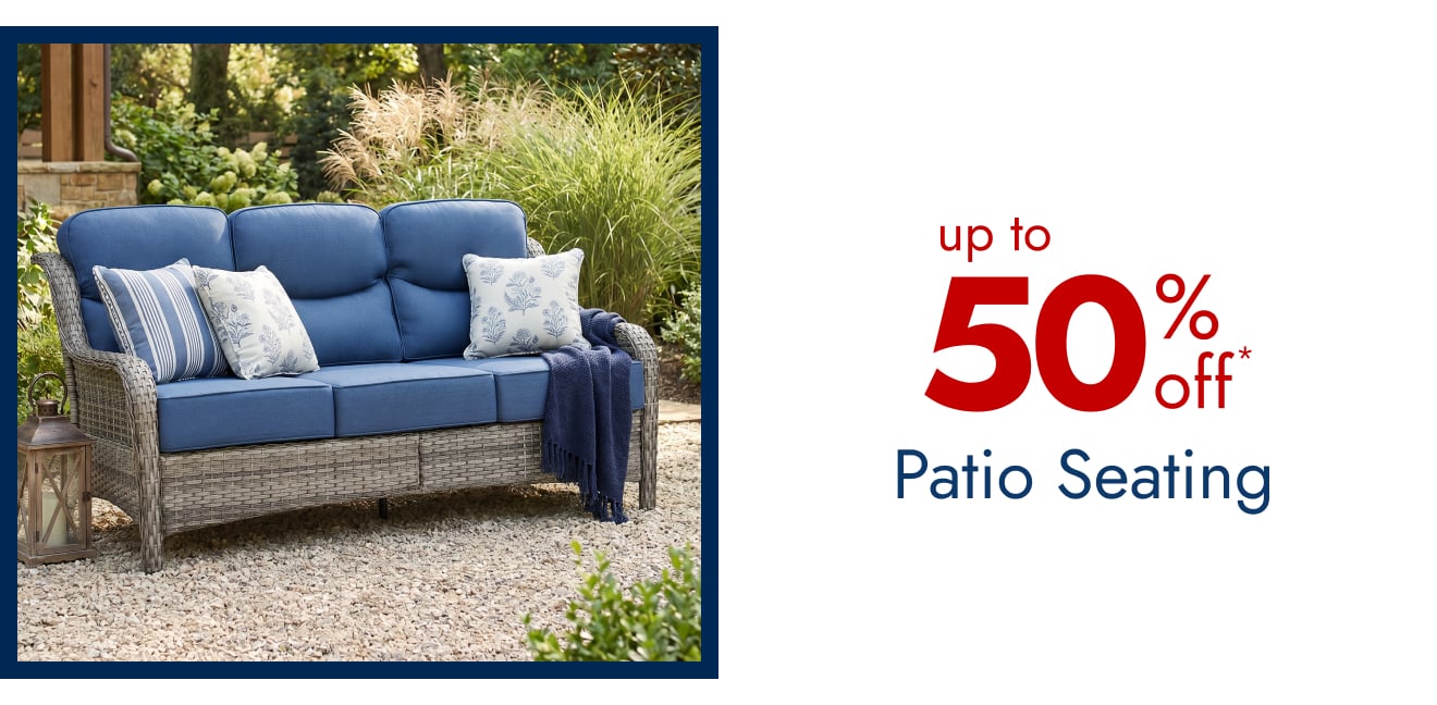 Up to 50%--Patio Seating