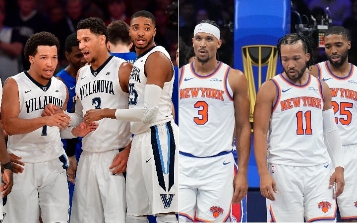 Jalen Brunson, Josh Hart, Mikal Bridges