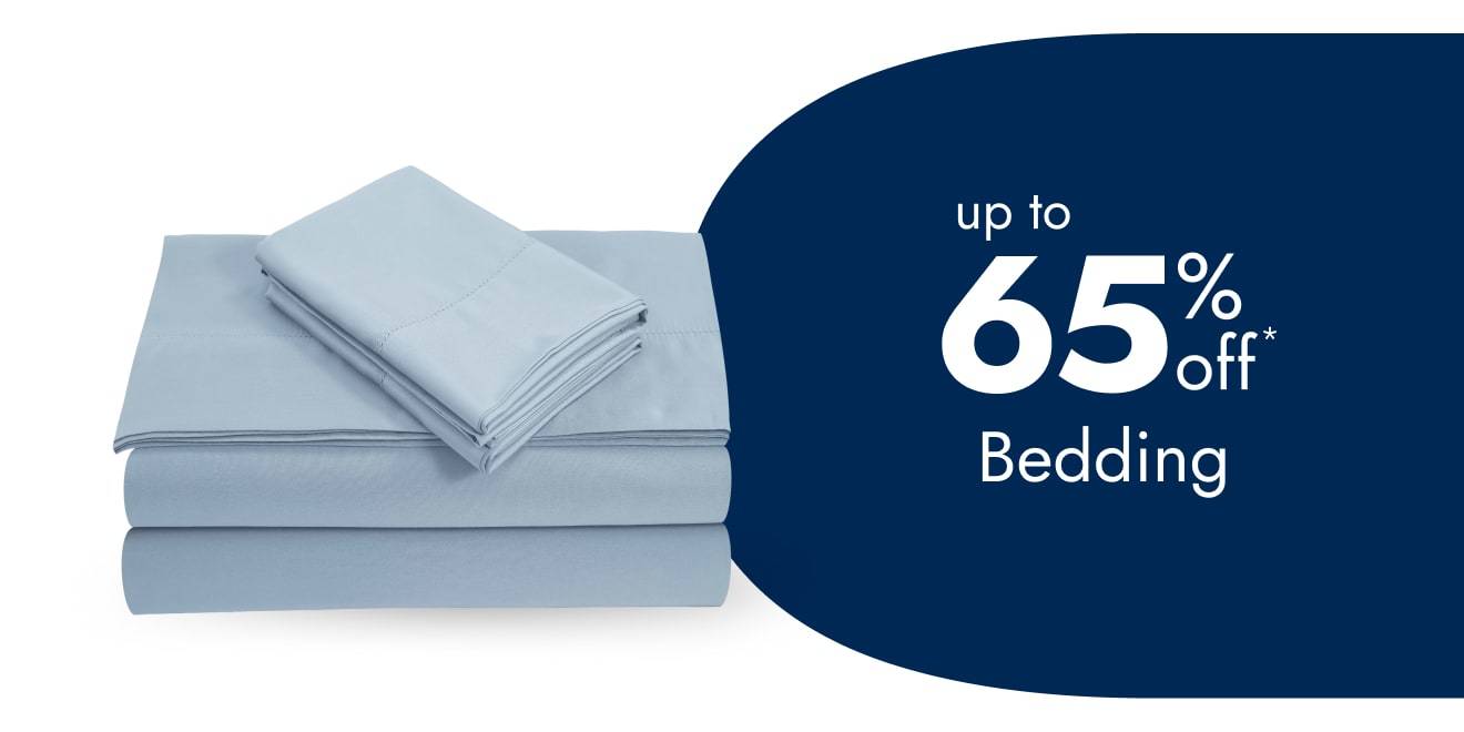 Up to 65% Off Bedding
