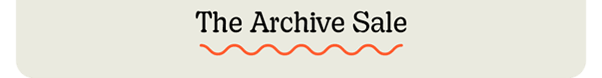 The Archive Sale