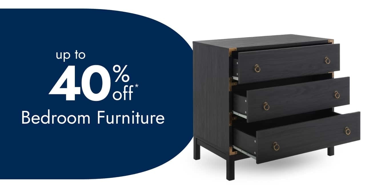 Up to 40% Off Bedroom Furniture
