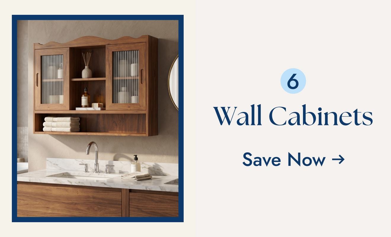 Save on Bathroom Wall Cabinets