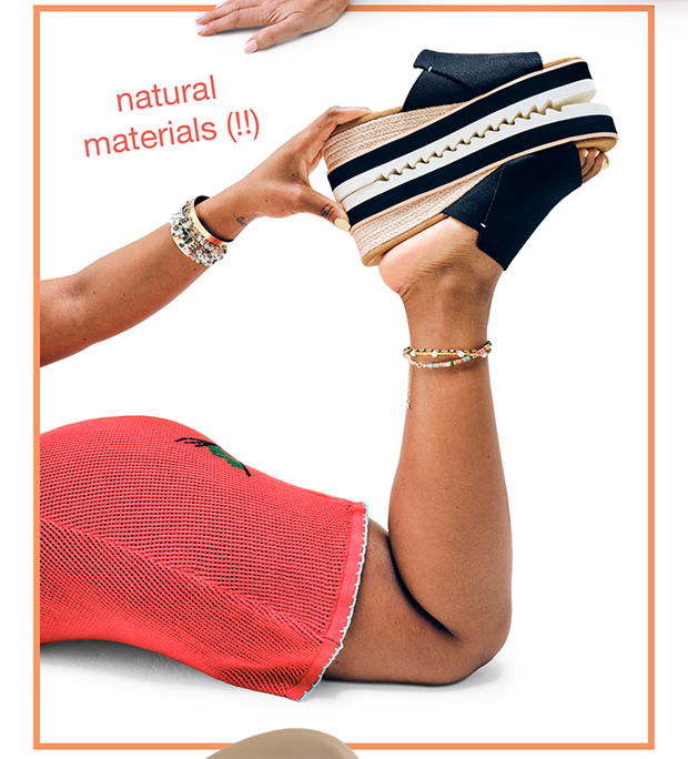 natural materials (!!)