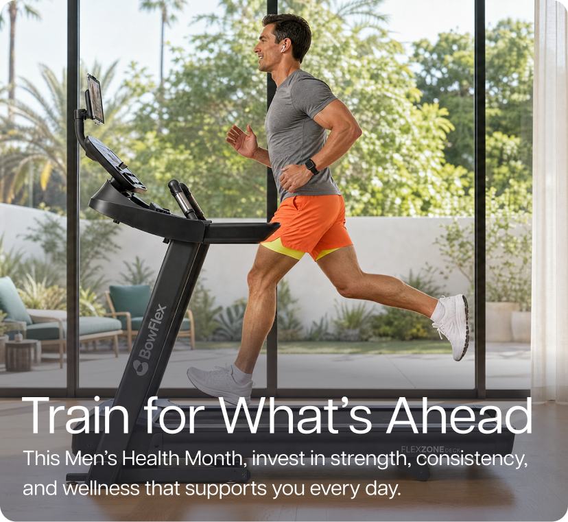 Train for What's Ahead. This Men’s Health Month, invest in strength, consistency, and wellness that supports you every day.